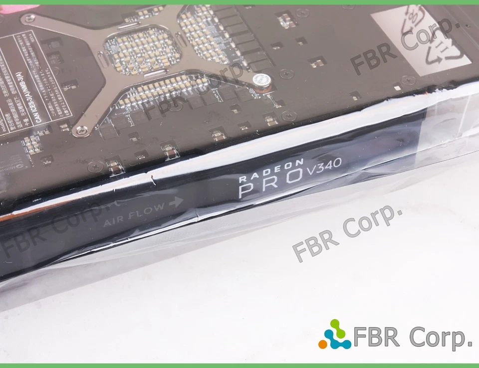 NEW AMD Radeon V340L PRO 16GB PCIe x16 HBM2 Accelerator GPU Card 102D0531802 LOT - Image 3 of 3