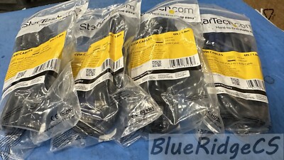 StarTech SVUSBVGA6 6 ft Ultra-Thin USB VGA 2-in-1 KVM Cable Lot of 4