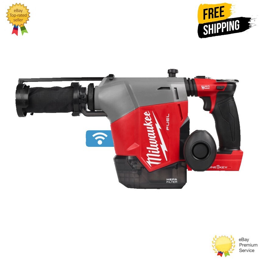 Milwaukee M18FHAFOH1 16mm SDS PLUS hammer integrated dust extractor  4933493532