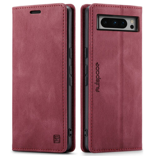 Autspace-A01 For Google Pixel 6 7 7A 8 8A 9 Pro Pixel Fold Flip Wallet Case Cove - Picture 16 of 16