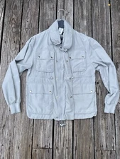 Vintage Sterlingwear of Boston Hooded Small Regular Jacket Gray New Waterproof