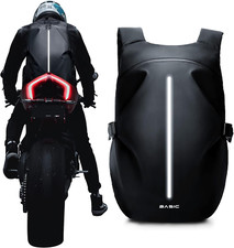 Motorcycle Backpack,Waterproof Helmet Backpack for Men,Motorcycle Accessories,Tr