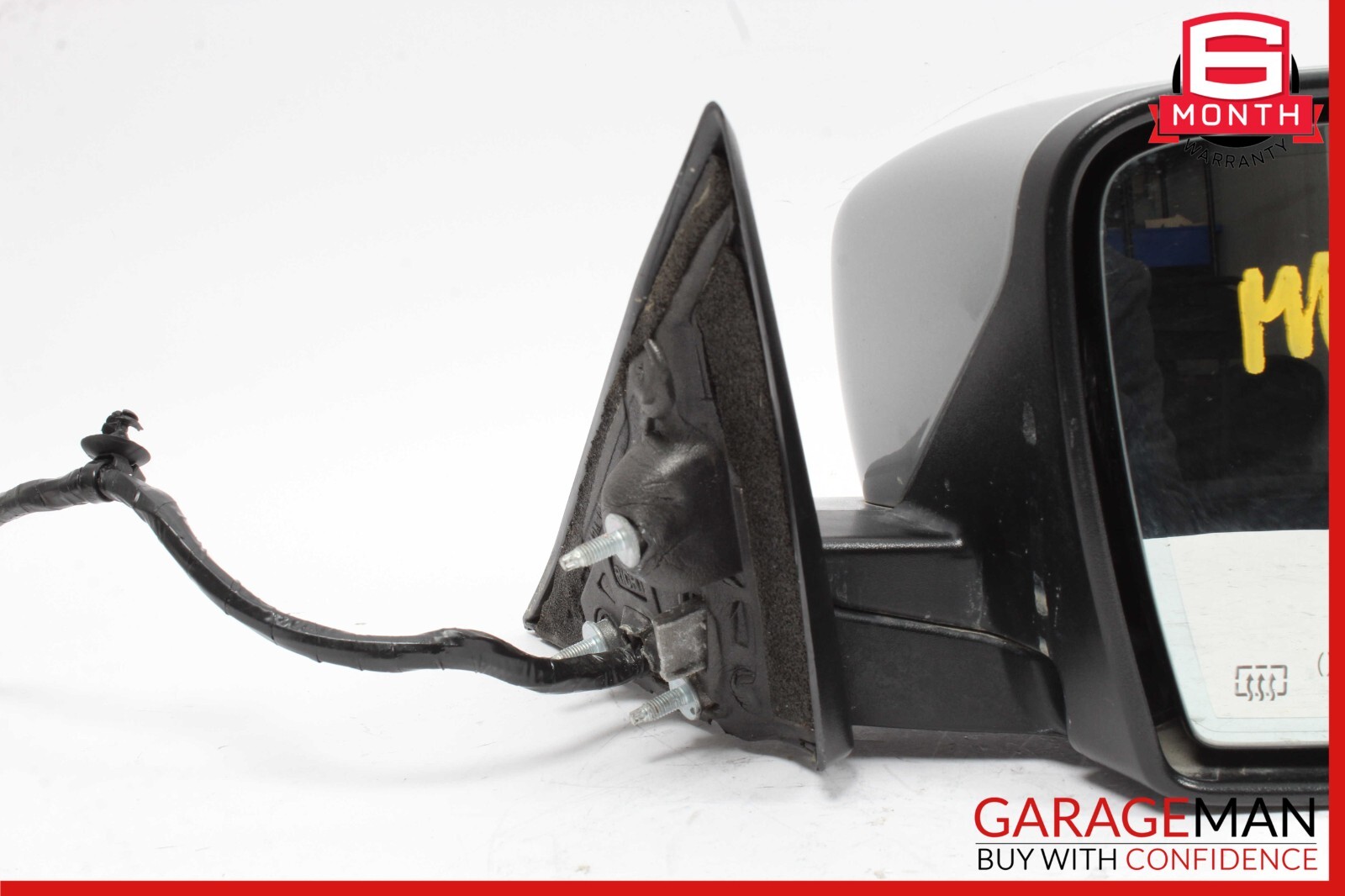 14-17 Maserati Ghibli Front Right Side Mirror Door Rear View Silver/Black OEM