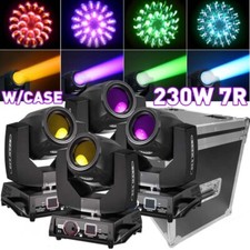 7R 230W Moving Head Light RGBW Stage Lighting LED DMX Beam Disco DJ Bar w/Case