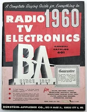 Burstein-Applebee Electronics Catalog for 1960 Stereos, Components, Supplies ++