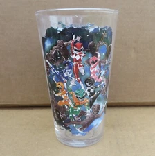 POWER RANGERS ANIMATED PINT GLASS 2021 MMPR Brand New