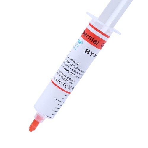 30G HY410-TU20 White Thermal Grease CPU Chipset Cooling Compound Silicone Paste - 第 8/8 張圖片
