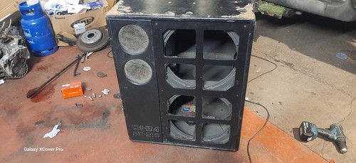 Ohm BR215 Leergehäuse 2x 15" Subwoofer mit Eingangsplatte, gute Holzqualität (27)