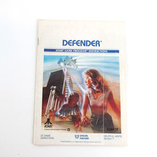 Defender Atari 2600 Manual Booklet Only Authentic