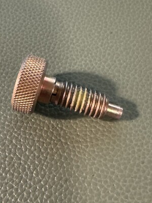 McMaster-Carr  Brass Knob Style Retractable Spring Plunger5/16''-18  Thread