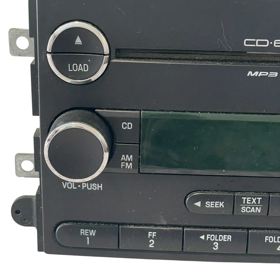 Radio estéreo cambiador de 6 discos reproductor de CD MP3 FORD FUSION MERCURY Milan Explorer OEM Foto 3 de 4