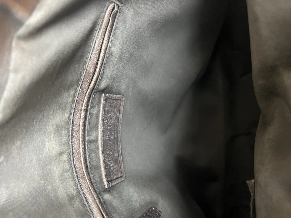 Bolso de mano YSL Yves Saint Laurent cuero blanco roto Muse herrajes en tono dorado Foto 3 de 4