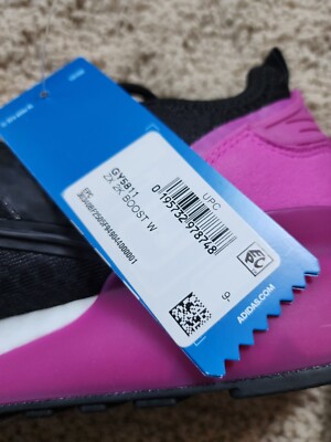 Wmns Adidas ZX 2K Boost Black Purple Brand New Sz 9.5 | eBay