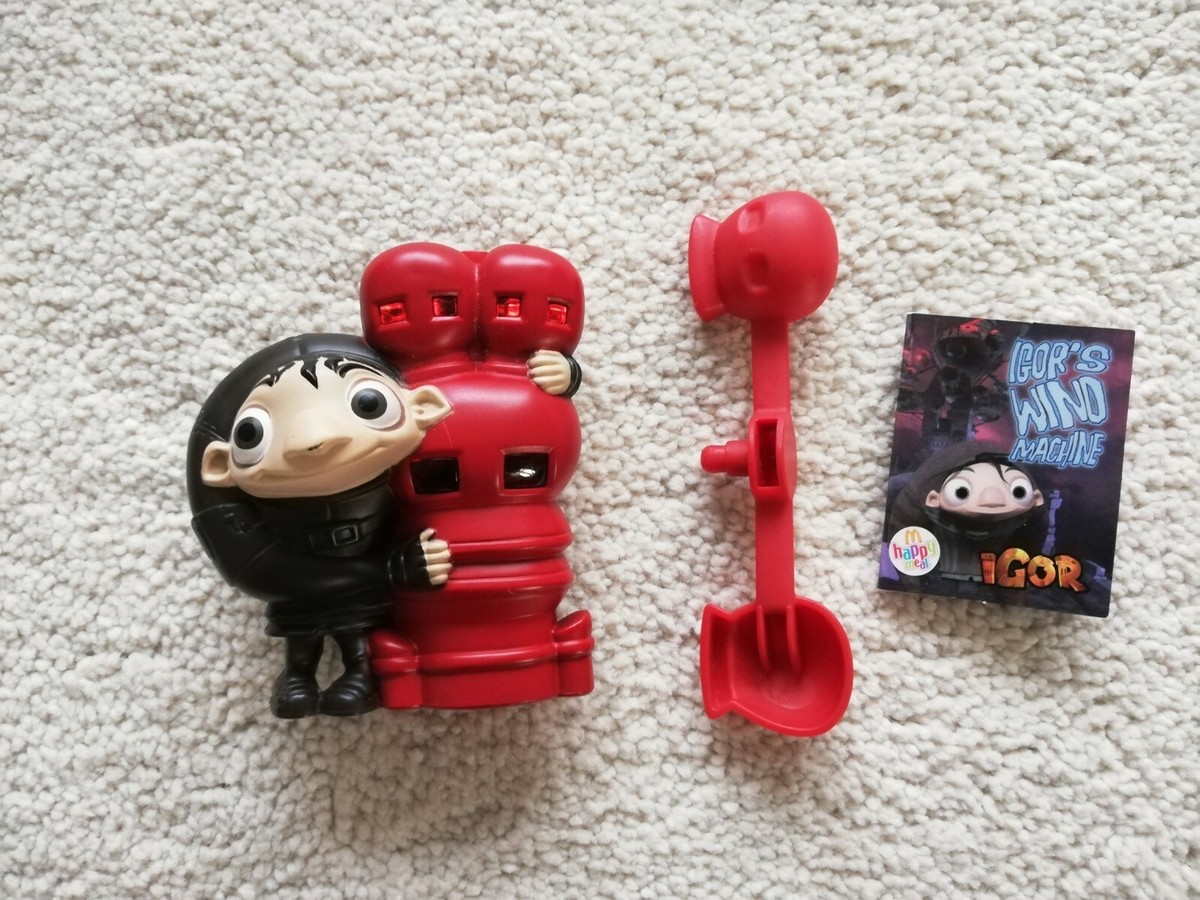 McDonalds Happy Meal Toy Igor 2008 - Igor's wind machine, energy