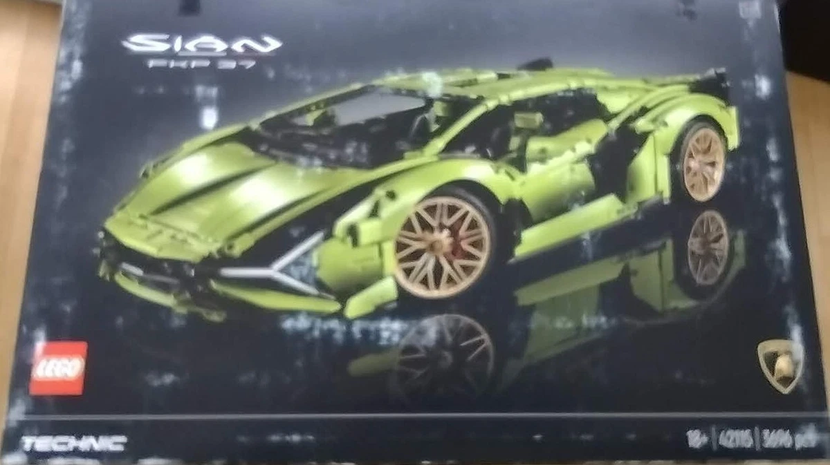 LEGO TECHNIC LAMBORGHINI SIAN FKP 37 42115 USED WITH BOX AND