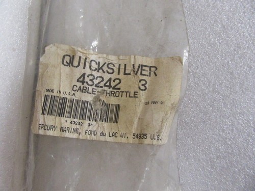 Conjunto de cables de acelerador P37A Mercury Quicksilver 432423 OEM nuevas piezas de barco de fábrica - Imagen 2 de 2