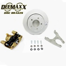 Deemaxx 3500 Lbs. Slip Over Trailer Axle Gold Finish Disc Brake Kit