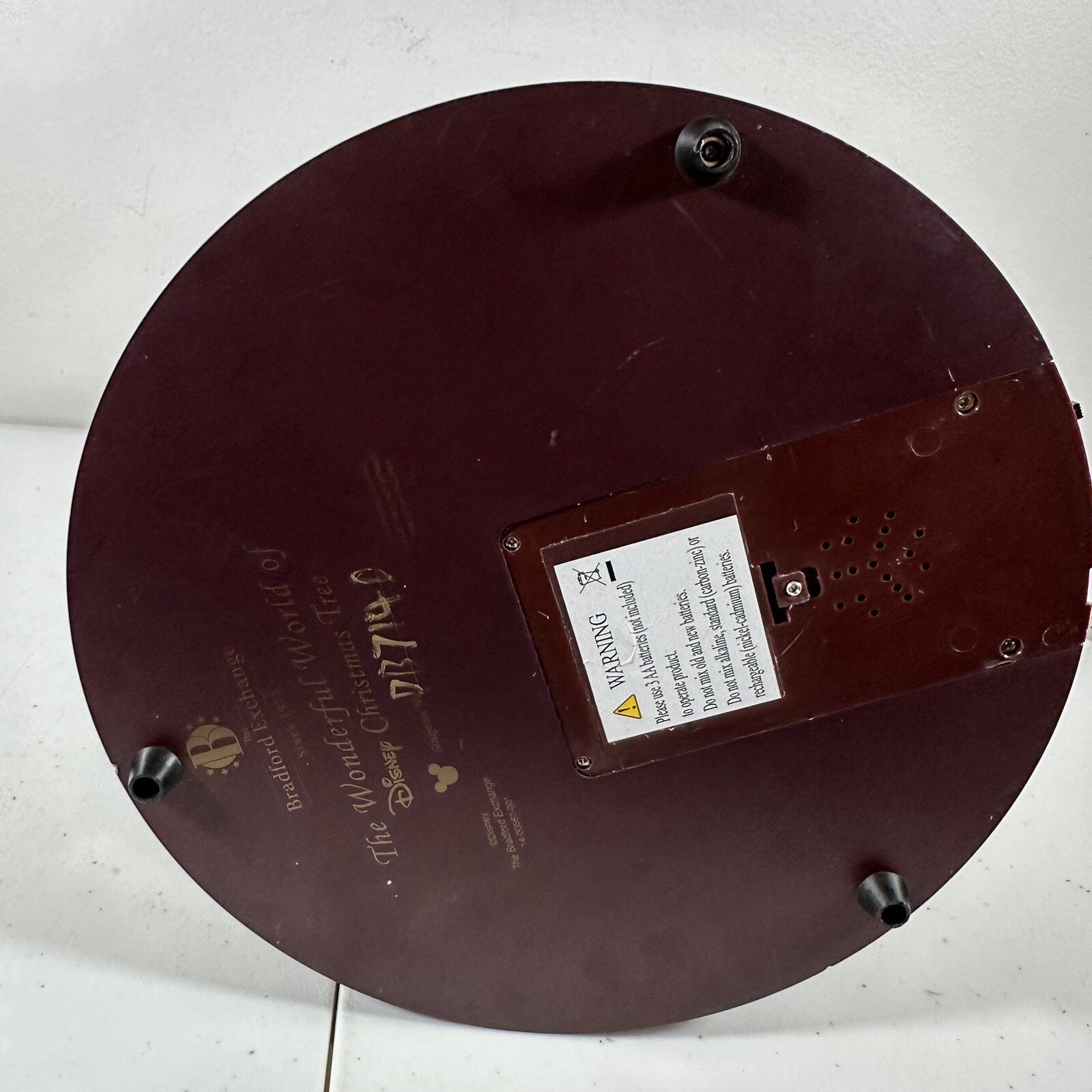 Bradford Exchange Disney Tabletop Christmas Tree The Wonderful World