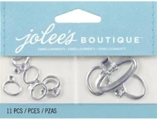 Wedding Rings, scrapbook 3D embellishment Jolee's by You 00437