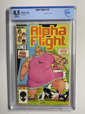 Alpha Flight 22 - CBCS 8.5 - 1st Appearance of Pink Pearl - Marvel - 1985