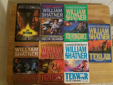 Lot of 7 William Shatner Paperback Books Star Trek