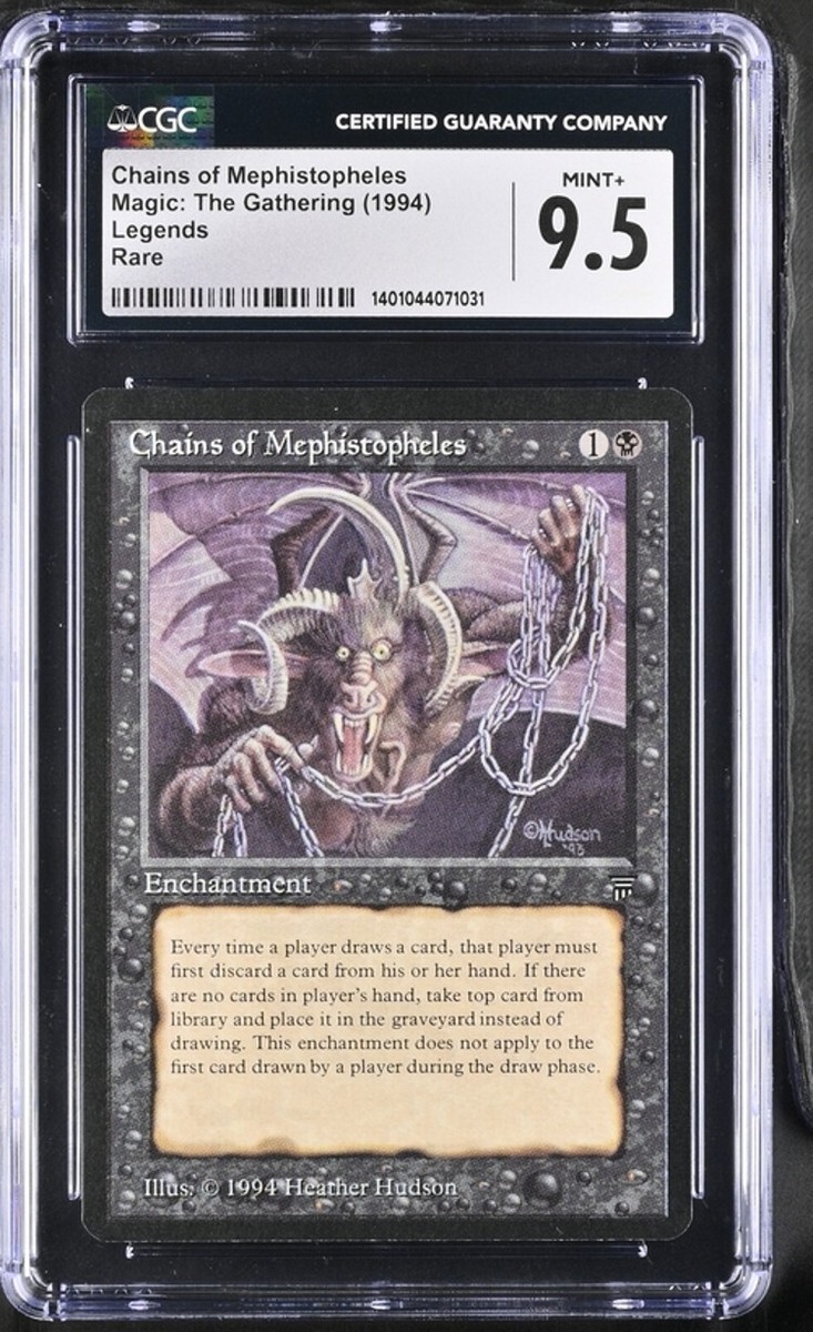 Chains of Mephistopheles, legends mtg. CGC 9.5 Mint+! | eBay Chains of Mephistopheles, legends mtg. CGC 9.5 Mint+! | eBay