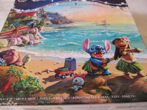 1,000 Piece Disney/ Puzzle "Lilo & Stitch " Ceaco 26.6"x 19"Thomas Kinkade - Picture 4 of 4