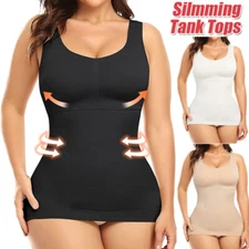Women Slimming Cami Vest Camisole Top Shaper Firm Tummy Control Compression Tank