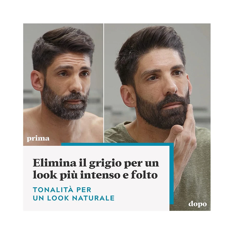 Just For Men Barba e Baffi Tinta Permanente per Uomo Varie Colorazioni 3 Pezzi - Imagen 3 de 4