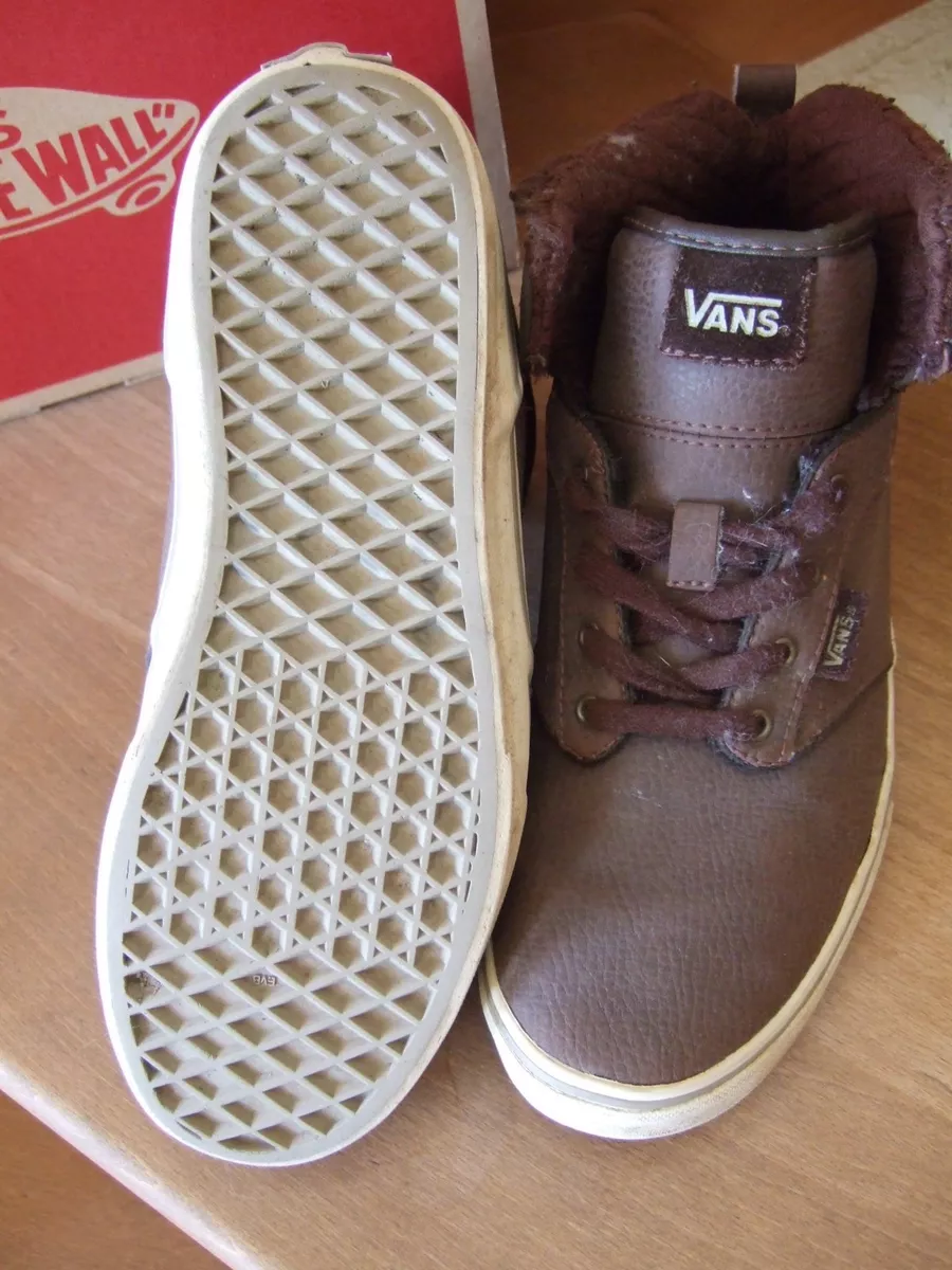Vans Atwood Hi Leather Leder Sneaker braun Gr. 38 eBay