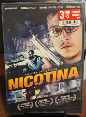 Nicotina Dvd Brand New Sealed Fast Shipping