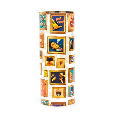 Seletti - Glass Vase Frames Cylindrical Big 14202 Toiletpaper
