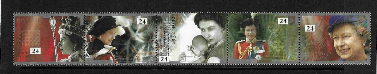 Great Britain # 1440a Queen Elizabeth II Accession To The