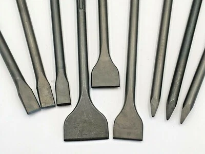 Scalpello a punta paletta taglio SDS MAX Hitachi martello demolitore muratore