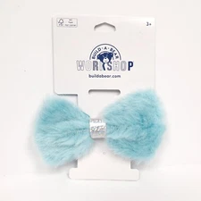 Build a Bear Workshop Glisten And The Merry Mission Blue Fur Bow for Antlers