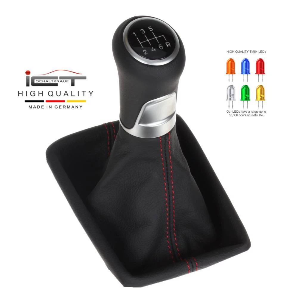 Soufflet De Levier De Vitesse AERZETIX Pour Ford Fiesta 4 Phase 2 (2013-2019) - Noir Cuir Synthétique