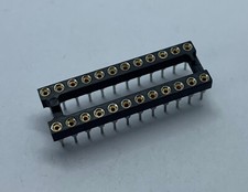 5 x 24 Pin DIP/DIL Turned Pin IC Socket Connector 0.3" Pitch Uk Seller Free P+P
