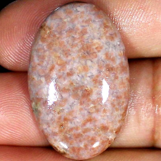 100% Natural Indonesian RED MOSS AGATE Oval Shape 44.75 Cts Gemstone