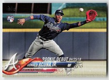 Ronald Acuna Jr. #US252 Prices [Rookie] | 2018 Topps Update