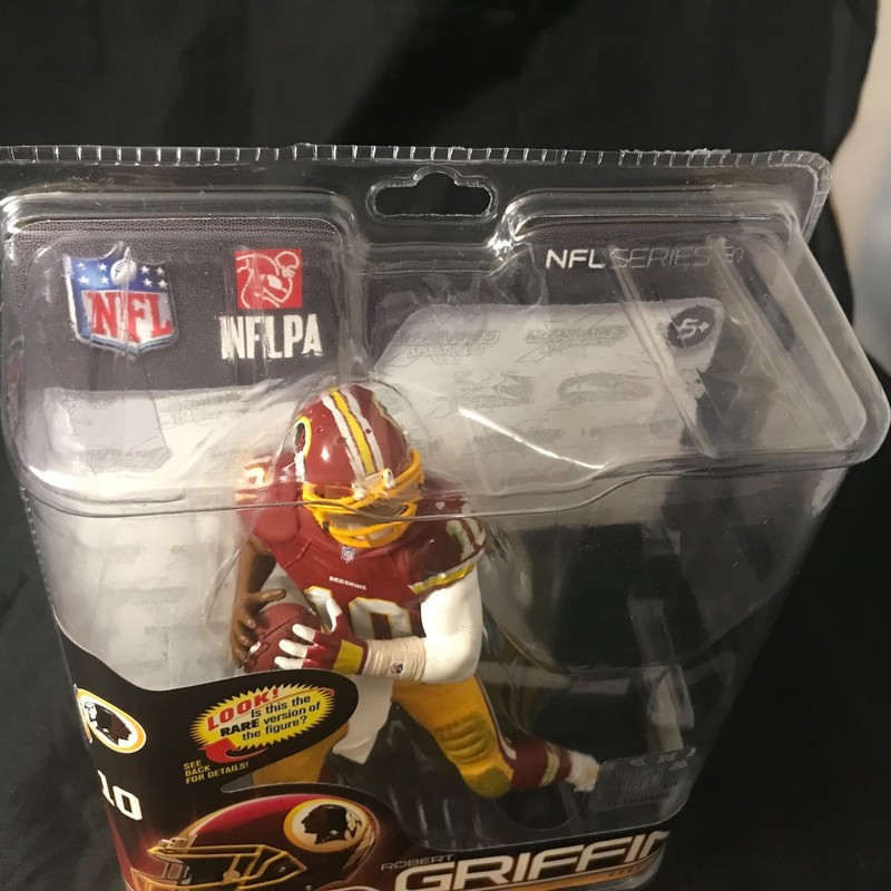 Redskins Robert Griffin, III, “RG3” McFarlane NFL Series 31 Debut Rookie Figure