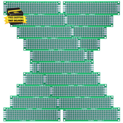 20 Pcs 2X8Cm PCB Board Small Prototype Boards Universal Printed Circuit Boards B