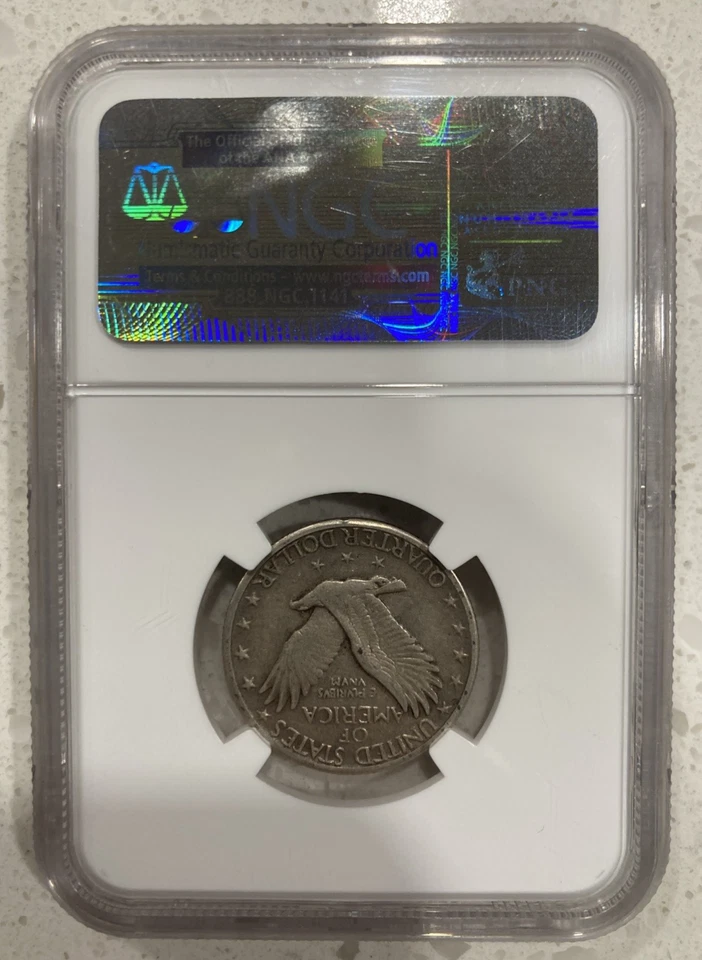 1924-S Standing Liberty Quarter NGC XF 45 - Image 2 of 4