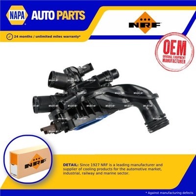 Coolant Thermostat fits CITROEN C4 PICASSO Mk2 THP 1.6 2014 on NRF 9808647180
