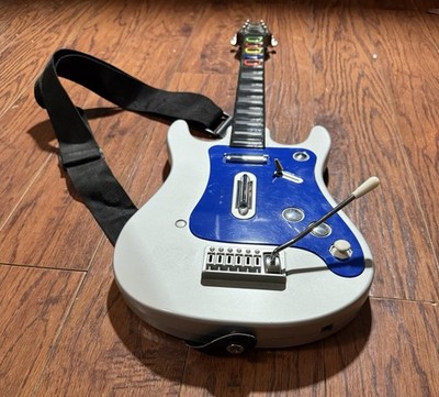 Wii Guitar Psyclone Essentials Rockstar PSE6300B Strap Grey And Blue Nintendo