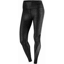 TCA Pro Performance MeshLuxe Womens Running Tights Black Run Sports Training Gym