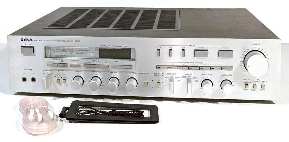 🔥【REVISADO PROFESIONAL】¡Receptor estéreo Yamaha R-1000 200W! Phono~ACTUALIZACIÓN LED💥GARANTÍA Foto 2 de 4
