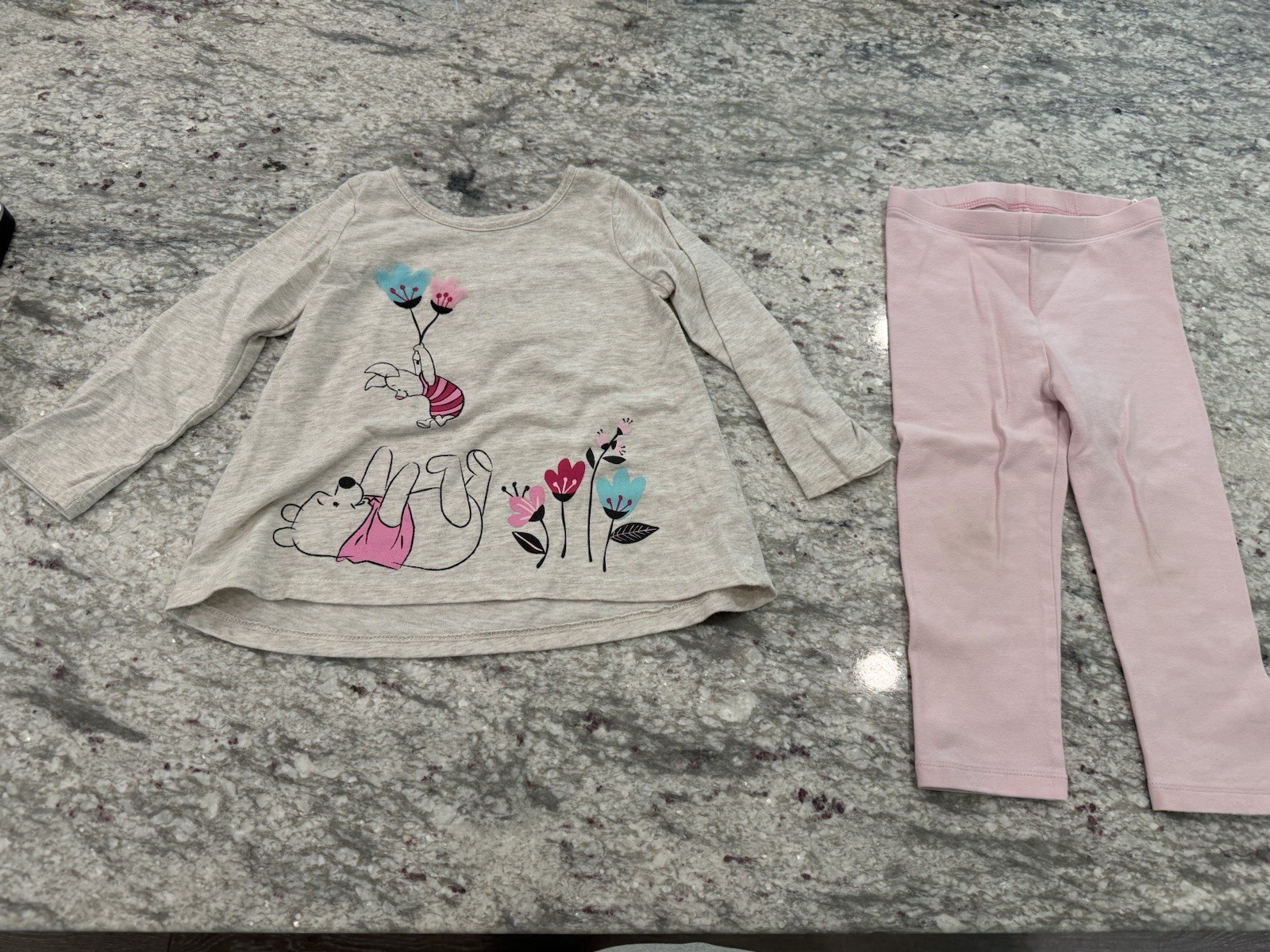 Disney/Jumping Beans & Children’s Place Winnie The Pooh Shirt And Pants 18-24 Mo