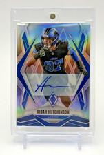 AIDEN HUTCHINSON 2025 Panini Phoenix #21 Veteran Silver Auto #/199 Detroit Lions