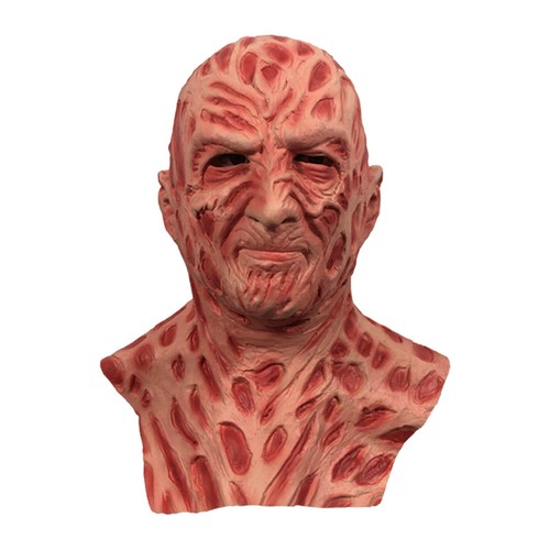 Set guanti maschera lattice Freddy Krueger film horror cosplay prop festa performance - Foto 7 di 9