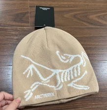 Arc'teryx Orca Beige Toque Beanie – Bird Head Merino Wool Unisex Winter Hat NWT